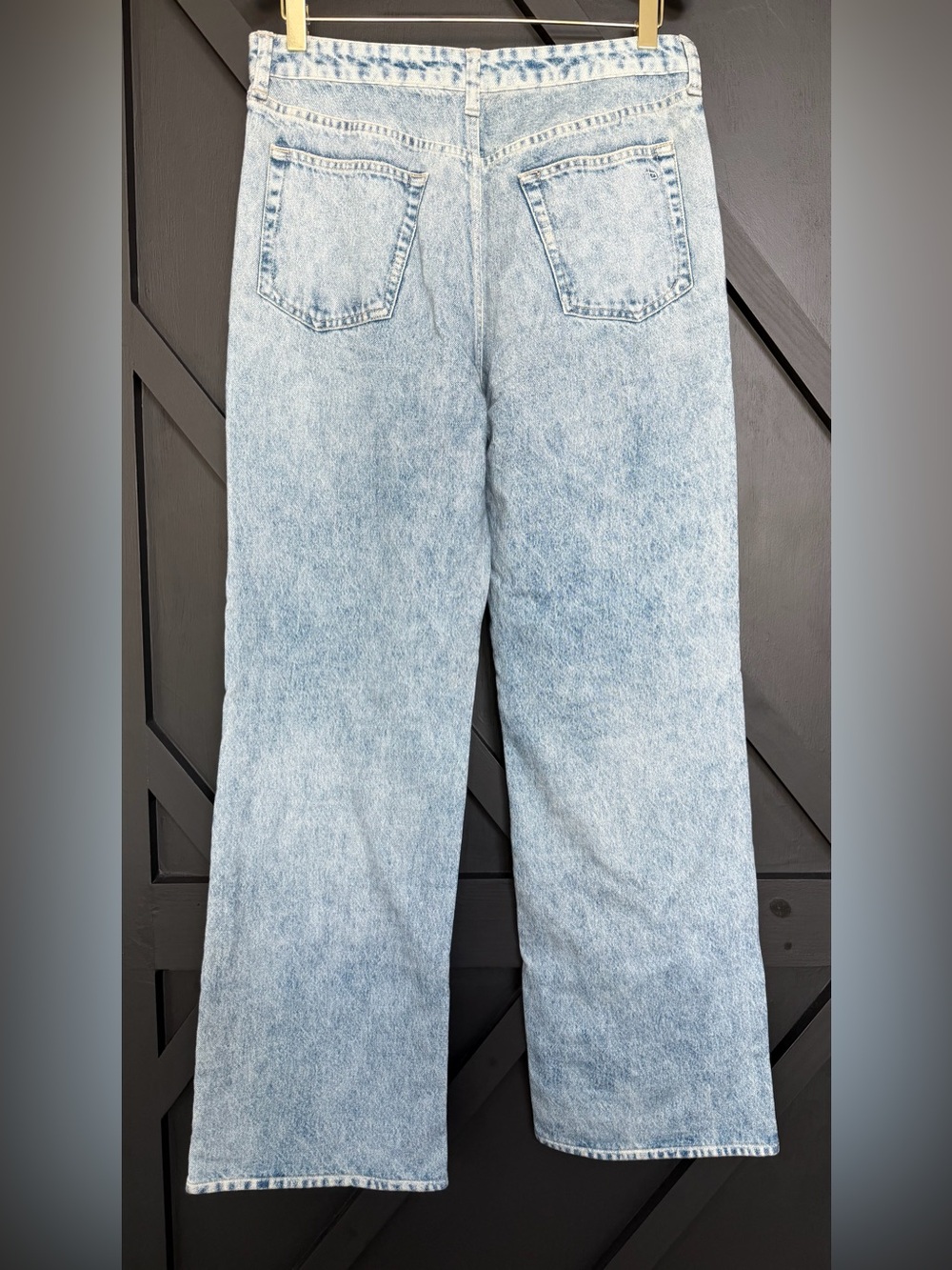 rag & bone Miramar Shea Cotton Terry Relaxed Straight Pant in Tessa, Size 28 - Picture 8 of 12